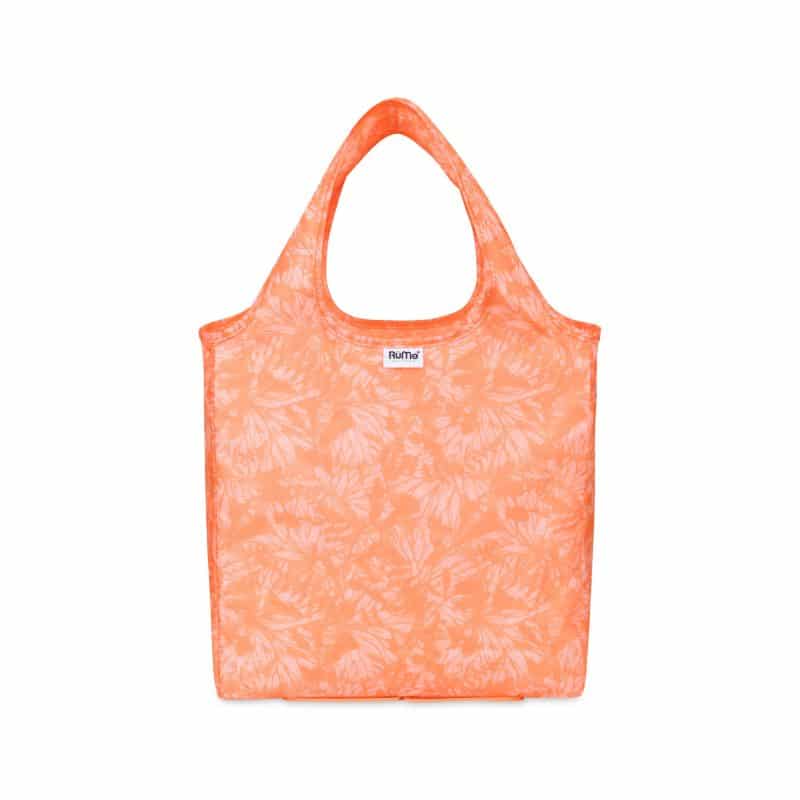 Custom RuMe® Recycled bFold Tote - Apricot Crush with logo - 1