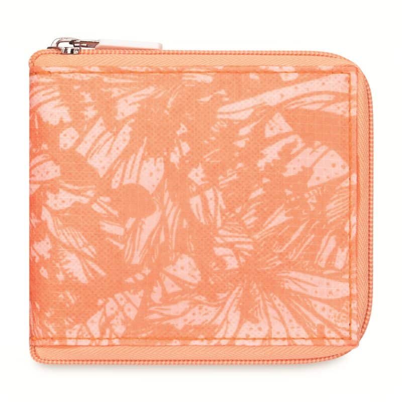 Custom RuMe® Recycled bFold Tote - Apricot Crush with logo - 4