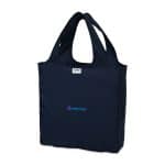 Custom RuMe® Recycled bFold Tote - Navy with logo - 2