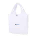 Custom RuMe® Recycled bFold Tote - White with logo - 2