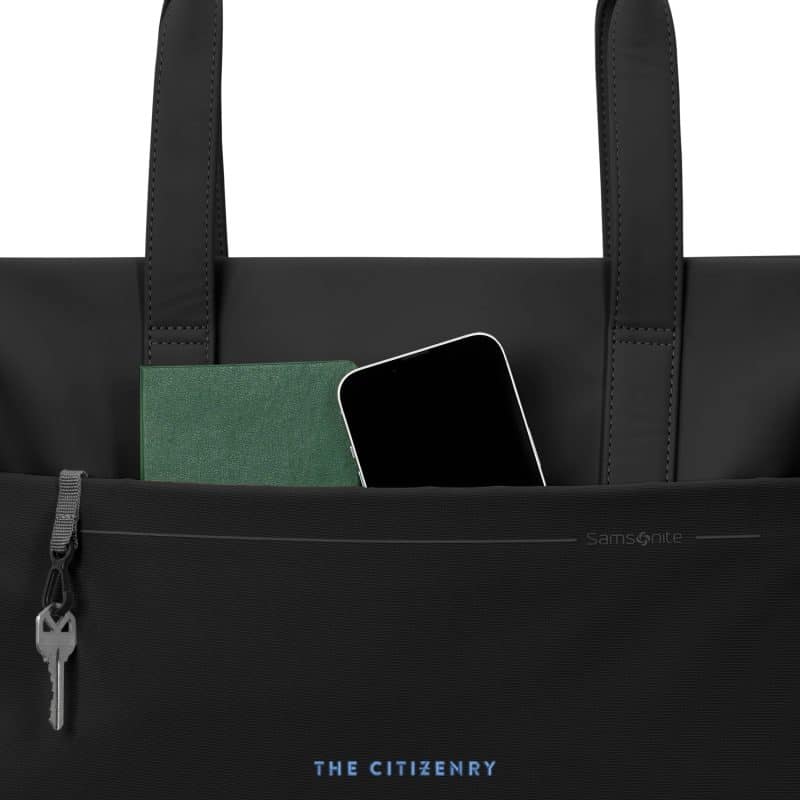Custom Samsonite Better Than Basic Laptop Tote - Black with logo - 7
