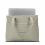 Custom Samsonite Better Than Basic Laptop Tote - Limestone with logo - 3