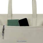 Custom Samsonite Better Than Basic Laptop Tote - Limestone with logo - 6