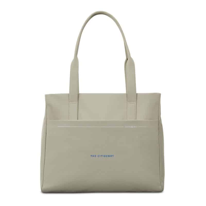 Custom Samsonite Better Than Basic Laptop Tote - Limestone with logo