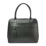 Custom Samsonite Leather Laptop Tote - Black with logo - 1