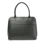 Custom Samsonite Leather Laptop Tote - Black with logo - 4