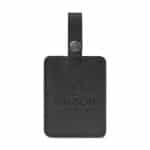 Custom Samsonite Leather Laptop Tote - Black with logo - 5