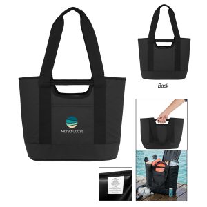 Custom Shoreline Rpet Tote Bag with logo