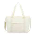 Custom Skyler rPET Work to Weekend Laptop Tote - Birch with logo