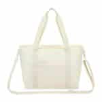 Custom Skyler rPET Work to Weekend Laptop Tote - Birch with logo - 2