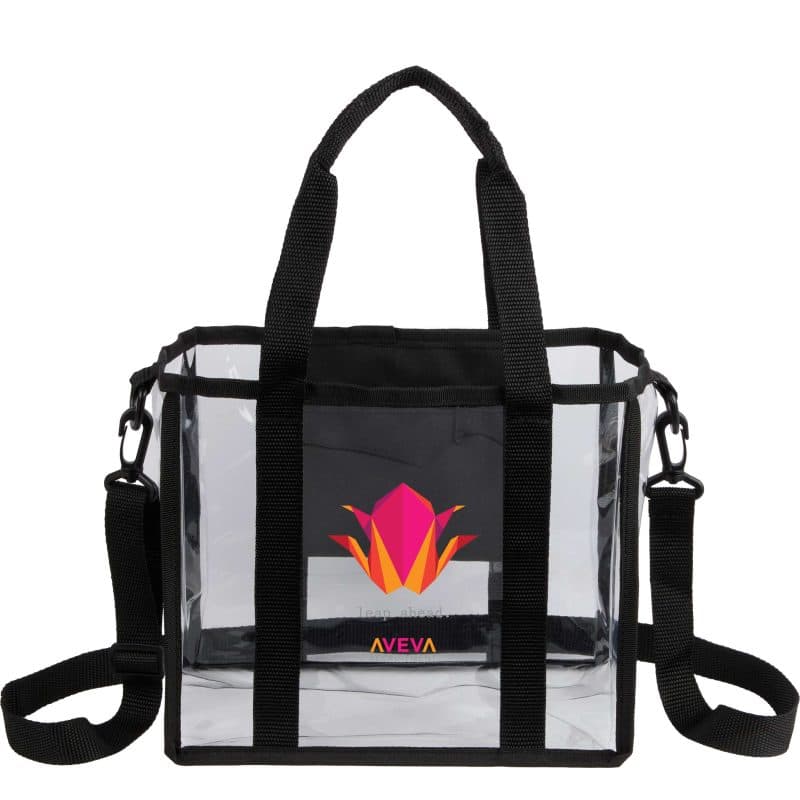 Custom Small Clear Tote with logo