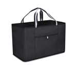 Custom Structure Utility Tote - Black with logo - 1