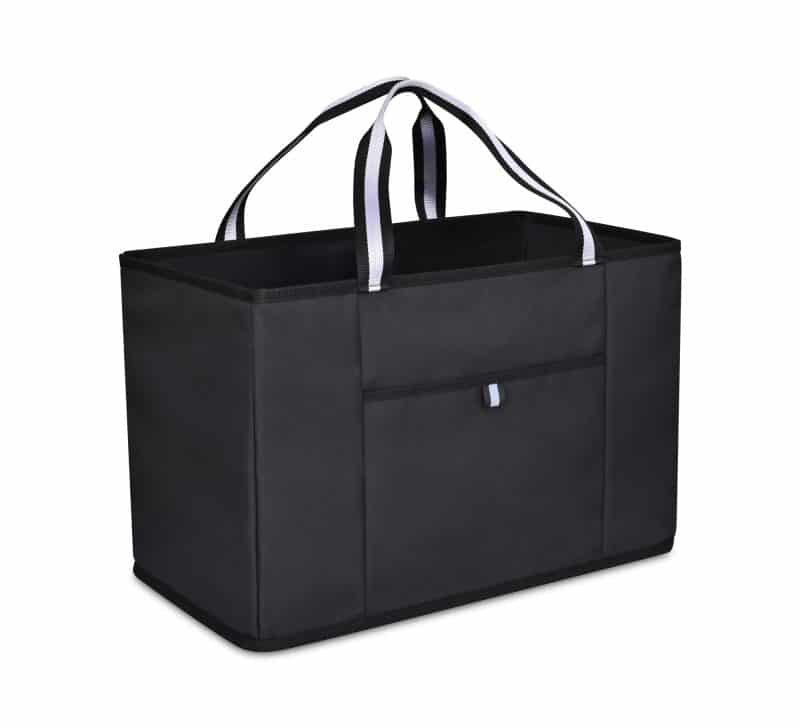 Custom Structure Utility Tote - Black with logo - 1