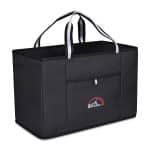 Custom Structure Utility Tote - Black with logo