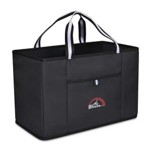 Custom Structure Utility Tote - Black with logo