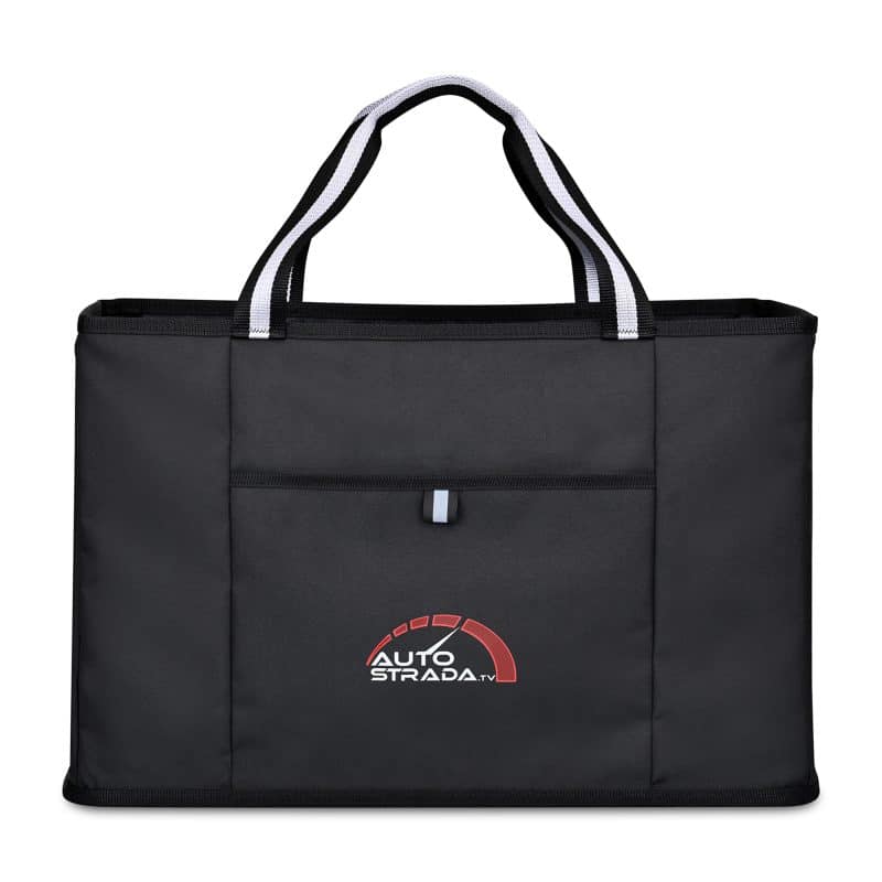 Custom Structure Utility Tote - Black with logo - 4