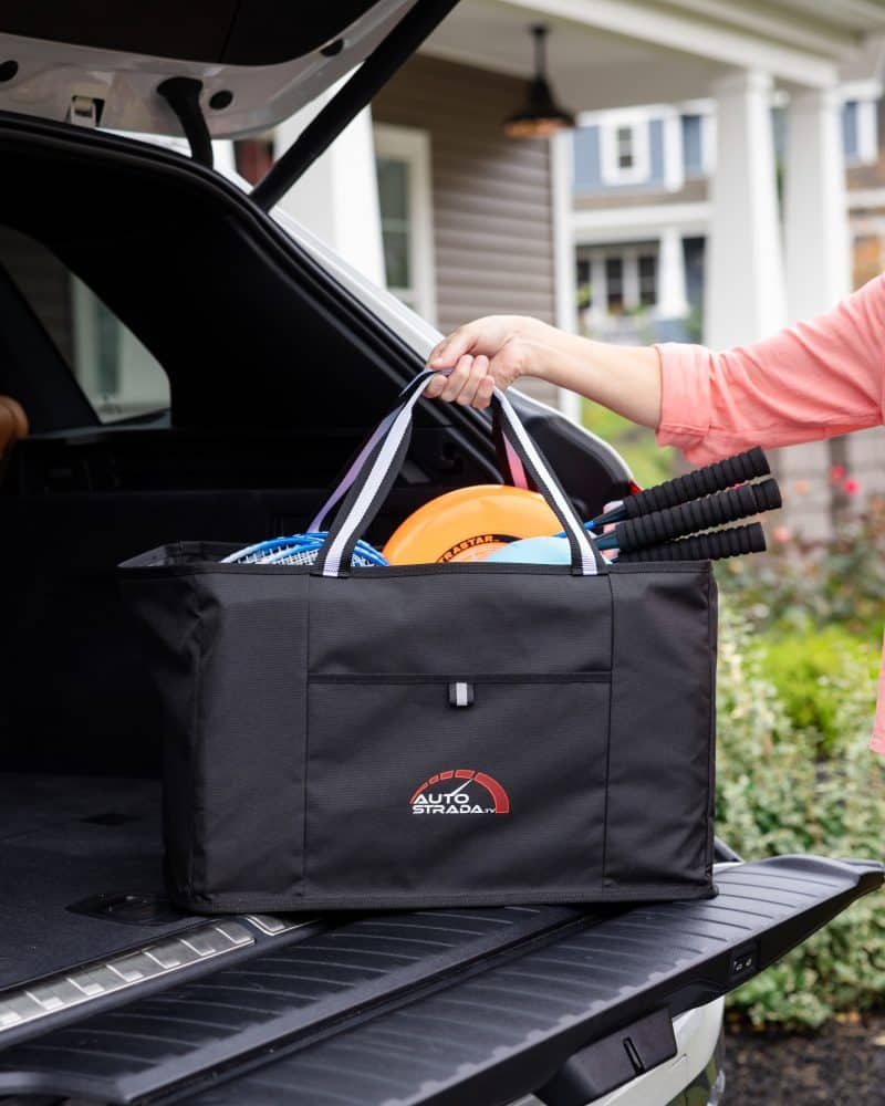 Custom Structure Utility Tote - Black with logo - 6