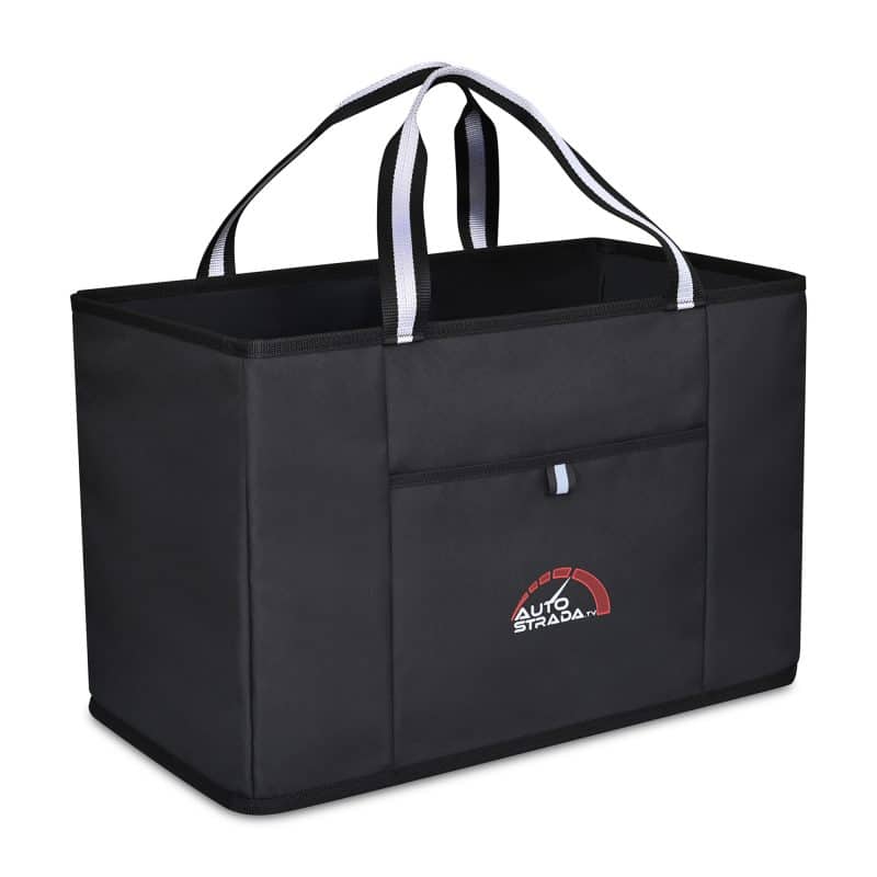 Custom Structure Utility Tote - Black with logo