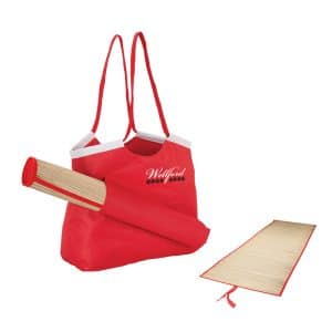 Custom Sunshine Beach Tote & Mat with logo
