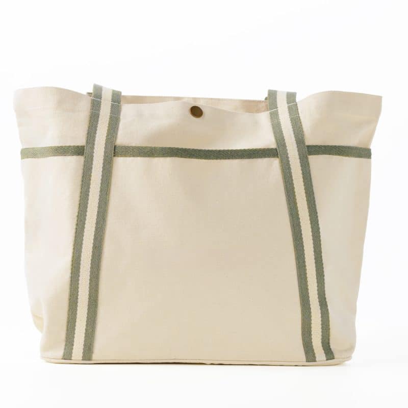 Custom The Signature Canvas Tote Bag with logo - 1