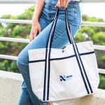 Custom The Signature Canvas Tote Bag with logo - 5