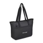 Custom Transit Laptop Tote - Black with logo - 3