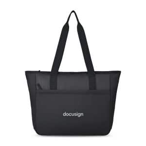 Custom Transit Laptop Tote - Black with logo