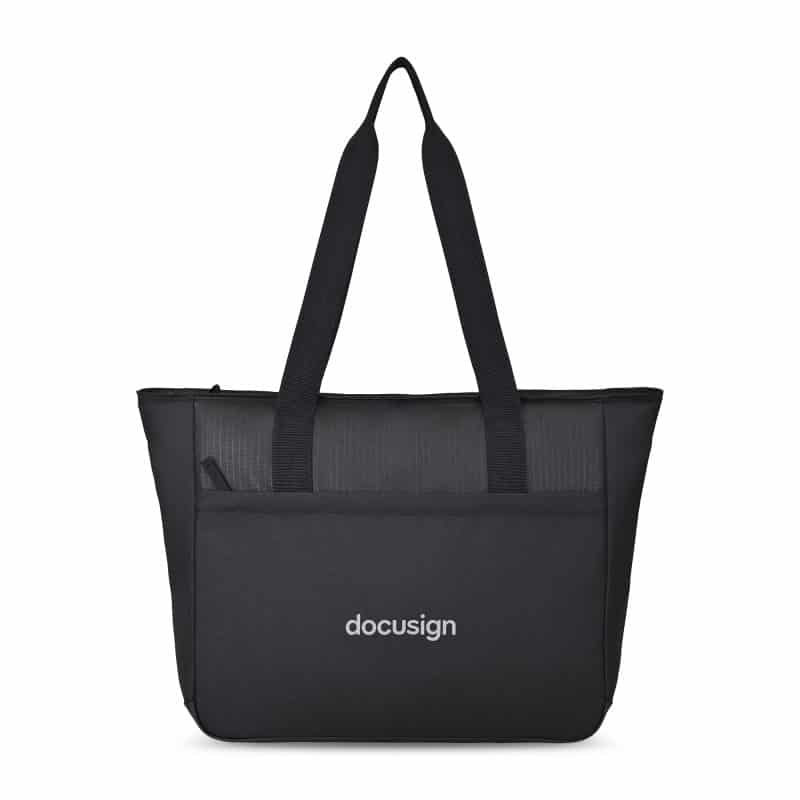 Custom Transit Laptop Tote - Black with logo