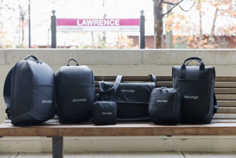 Custom Transit Laptop Totepack - Black with logo - 5