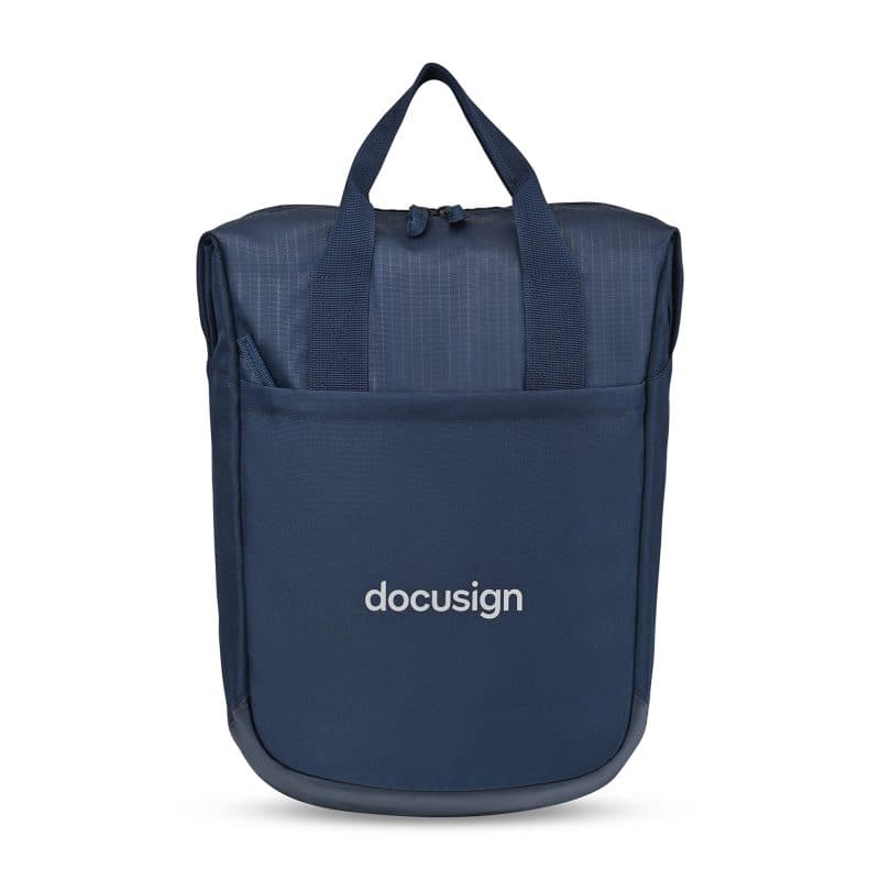 Custom Transit Laptop Totepack - Navy with logo