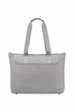 Custom Travis & Wells® Lennox Laptop Tote - Taupe with logo - 1