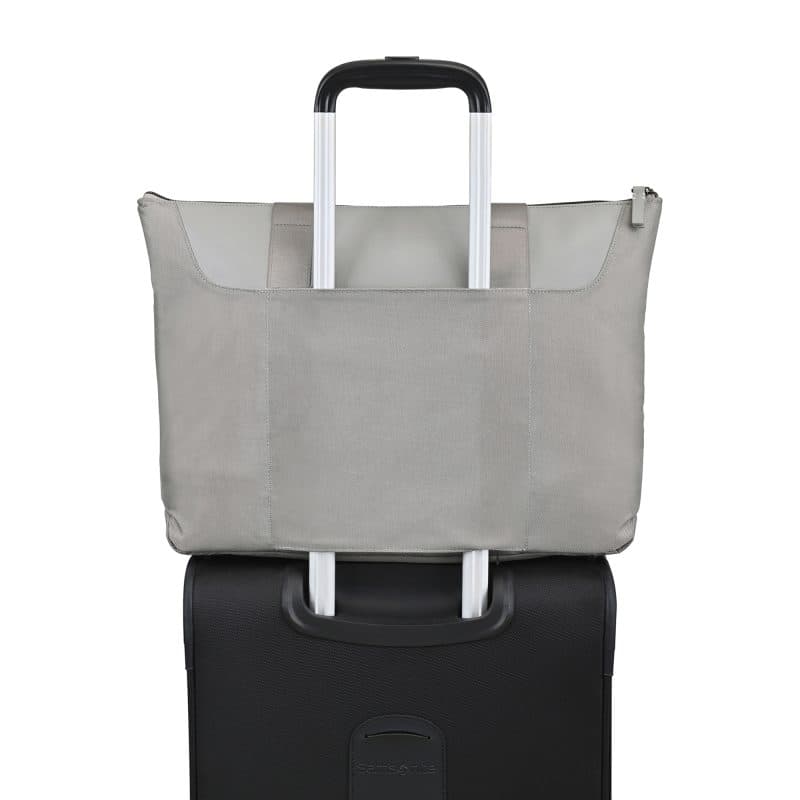 Custom Travis & Wells® Lennox Laptop Tote - Taupe with logo - 2