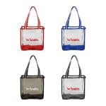 Custom University Park Clear Tote with logo