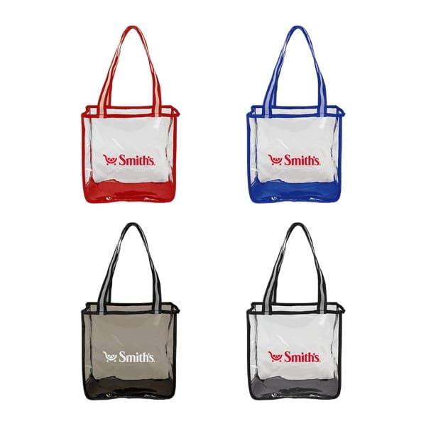 Custom University Park Clear Tote with logo