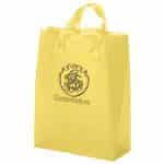 Custom Zeus - Frosted Brite Shopper Bag - Flexo Ink Print with logo