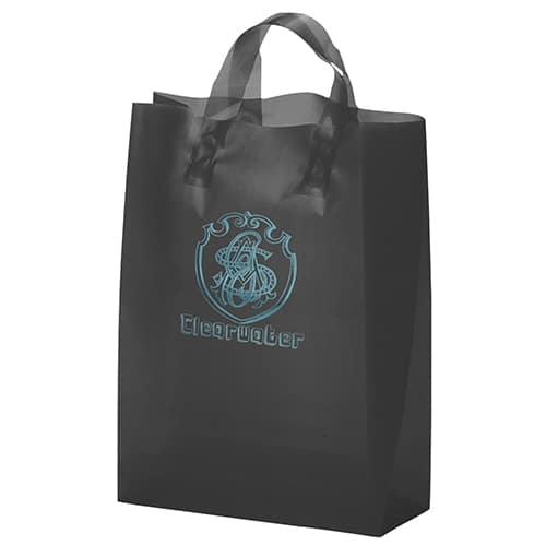 Custom Zeus - Frosted Brite Shopper Bag - Flexo Ink Print with logo - 2