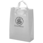 Custom Zeus - Frosted Brite Shopper Bag - Flexo Ink Print with logo - 3