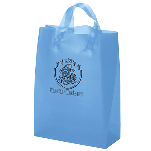 Custom Zeus - Frosted Brite Shopper Bag - Flexo Ink Print with logo - 4