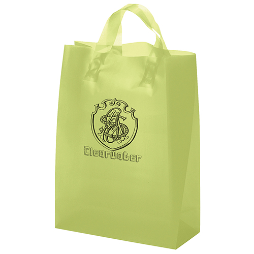 Custom Zeus - Frosted Brite Shopper Bag - Flexo Ink Print with logo - 6
