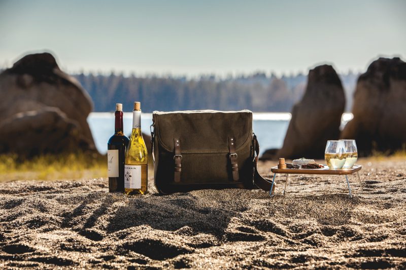 Custom Adventure Wine Tote with logo - 4
