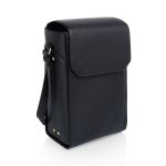 Custom Barossa Two Bottle Leatherette Wine Tote with logo