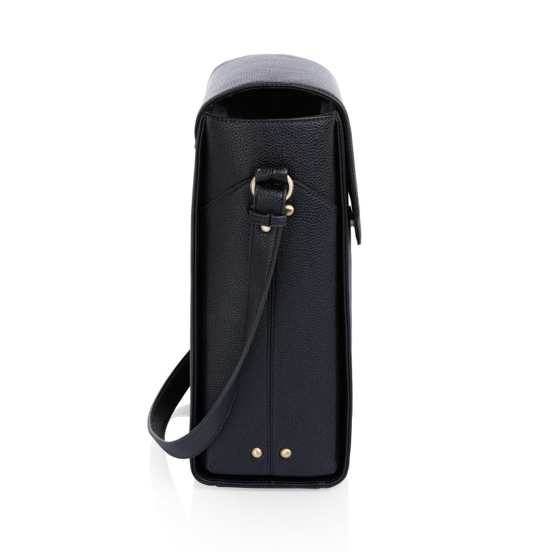 Custom Barossa Two Bottle Leatherette Wine Tote with logo - 2