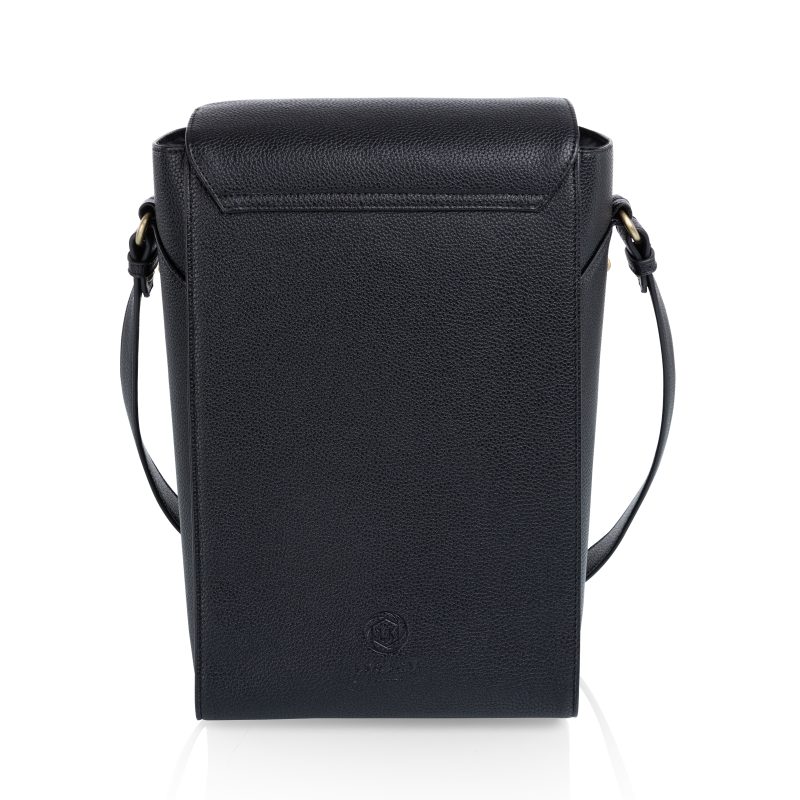 Custom Barossa Two Bottle Leatherette Wine Tote with logo - 3