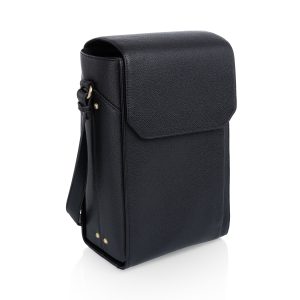 Custom Barossa Two Bottle Leatherette Wine Tote with logo
