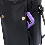 Custom Barossa Two Bottle Leatherette Wine Tote with logo - 6