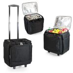 Custom Bodega Insulated 12-Bottle Wine Tote Cooler w/Removable Dividers & Wheeled Trolley with logo - 3