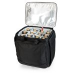 Custom Bodega Insulated 12-Bottle Wine Tote Cooler w/Removable Dividers & Wheeled Trolley with logo - 5