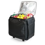 Custom Bodega Insulated 12-Bottle Wine Tote Cooler w/Removable Dividers & Wheeled Trolley with logo - 6