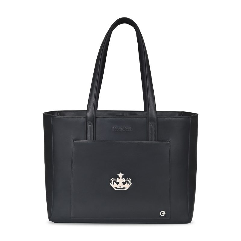 Custom CORKCICLE Commuter Laptop Tote - Black with logo