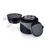 Custom Caliente Portable Charcoal BBQ Grill w/Cooler Tote Bag with logo - 1